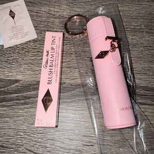 CHARLOTTE BLUSH BALM LIP TINT + KEYCHAIN 💕